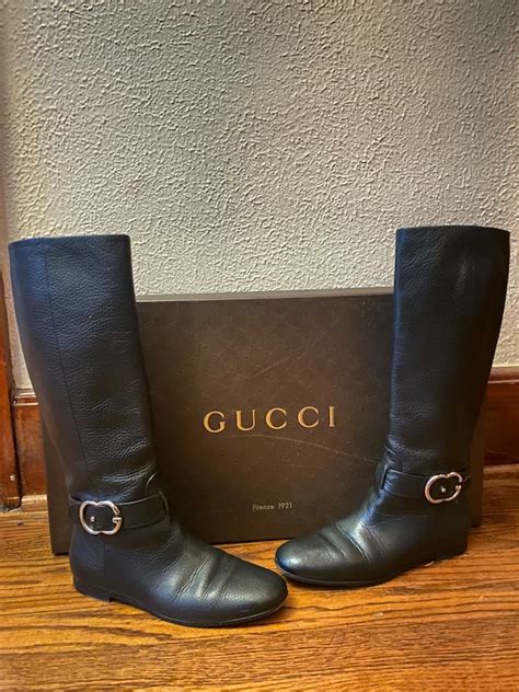 gucci horse riding boots|authentic gucci riding boots.